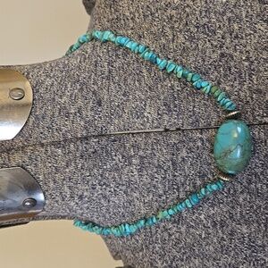 Genuine Turquoise Beaded Necklace